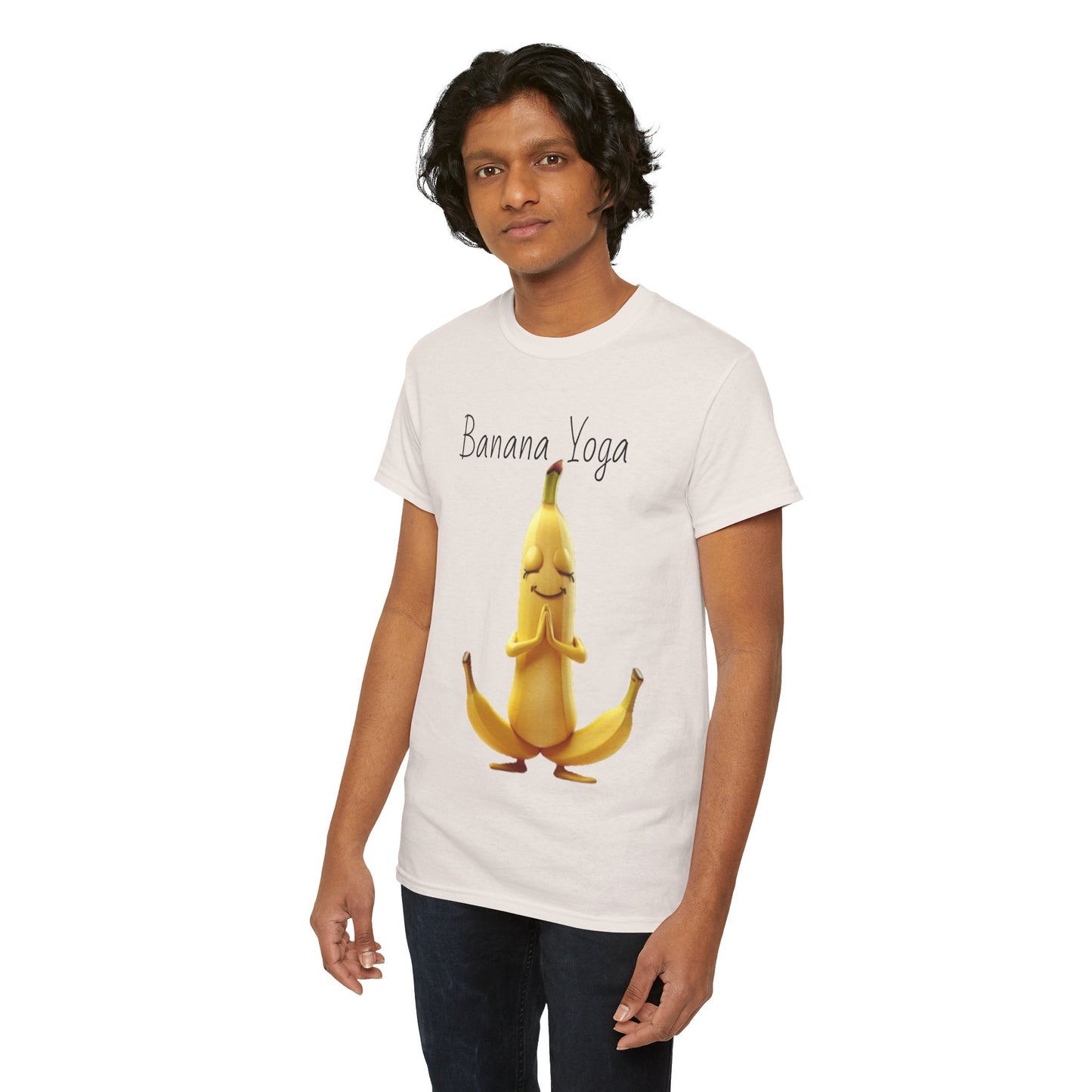 Banana Yoga Unisex Heavy Cotton Tee