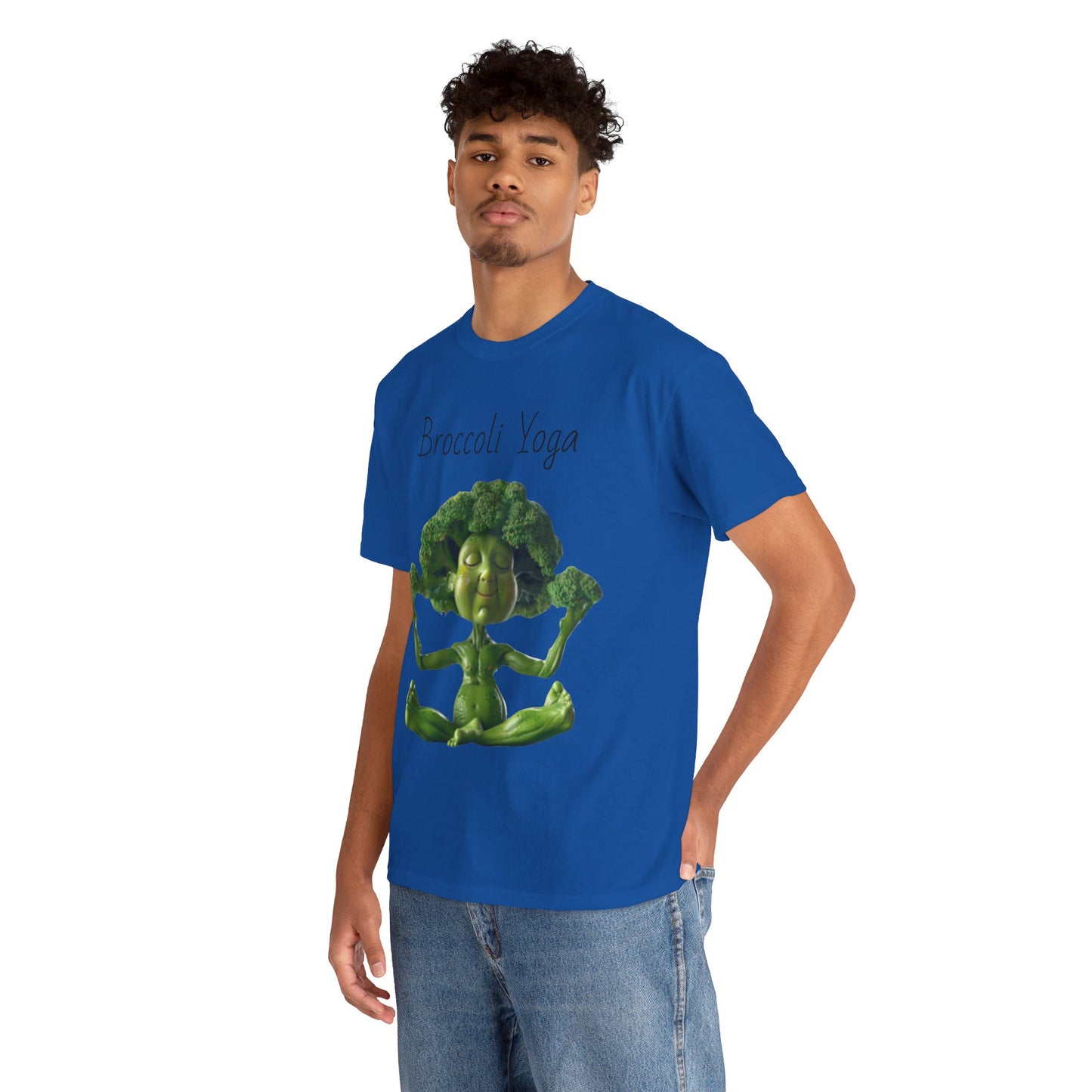 Broccoli Yoga Unisex Heavy Cotton Tee