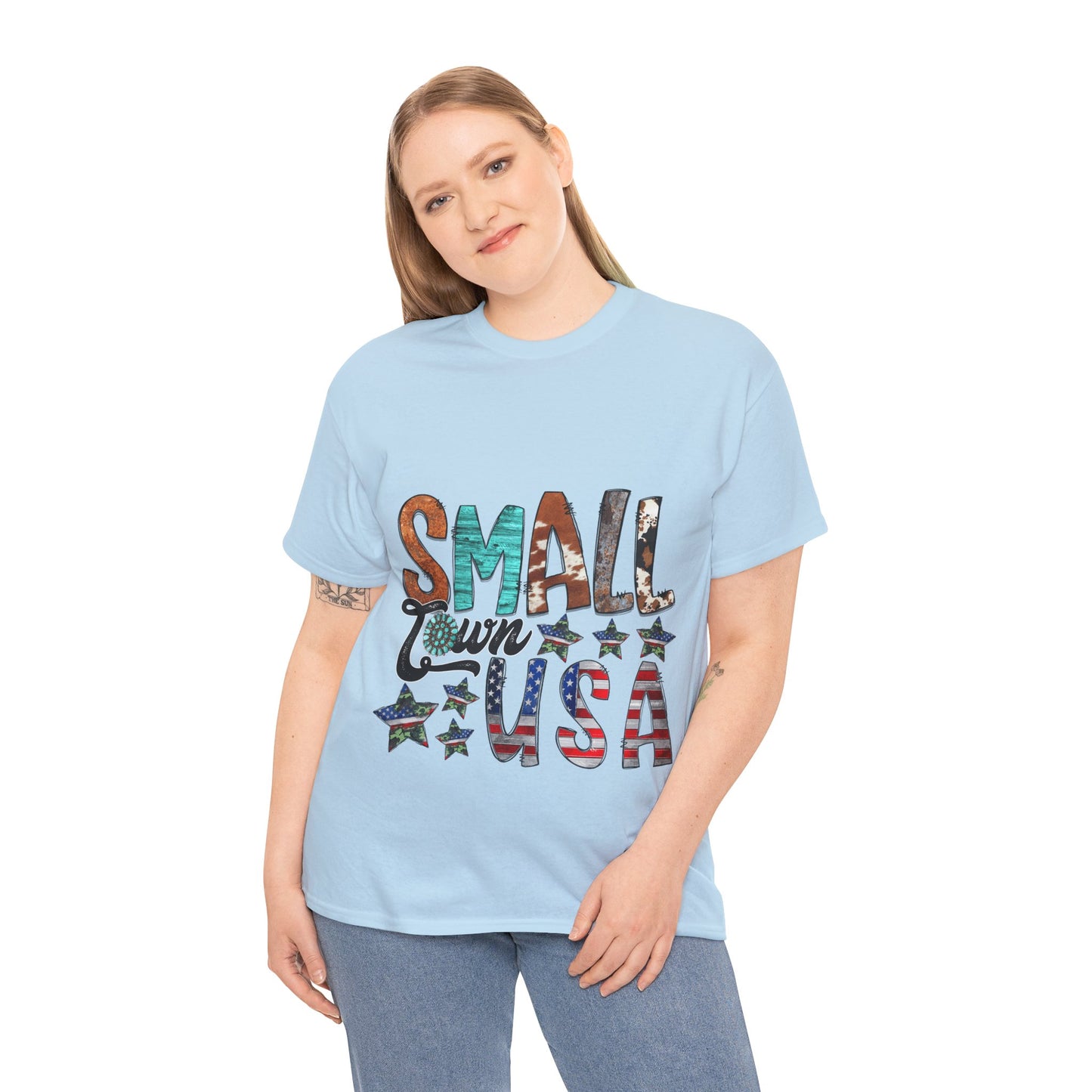 Small Town USA Unisex Heavy Cotton Tee