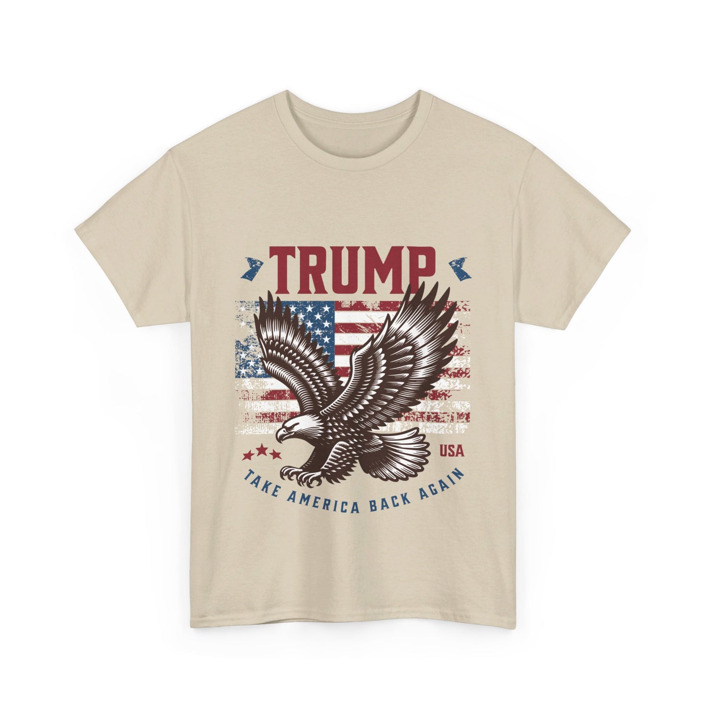 Trump MAGA Eagle Unisex Heavy Cotton Tee