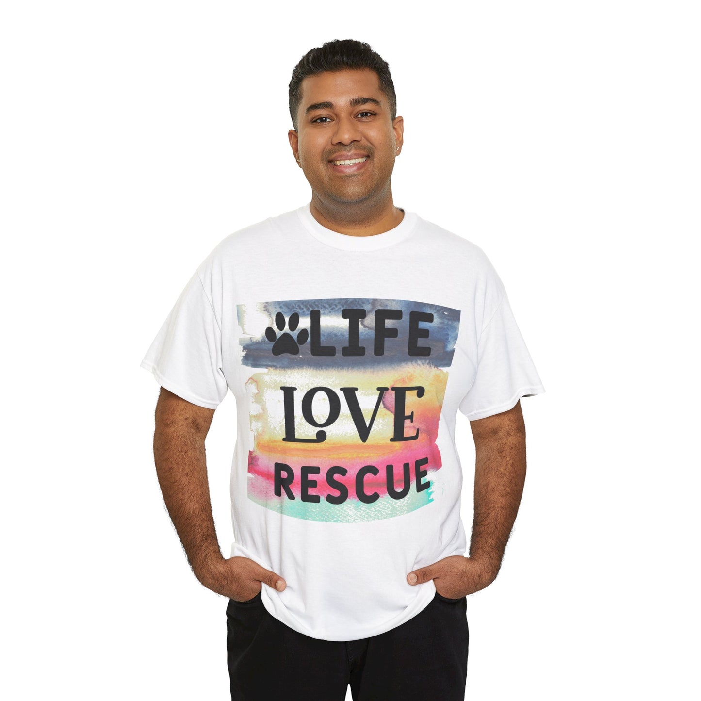 Life Love Rescue Unisex Heavy Cotton Tee