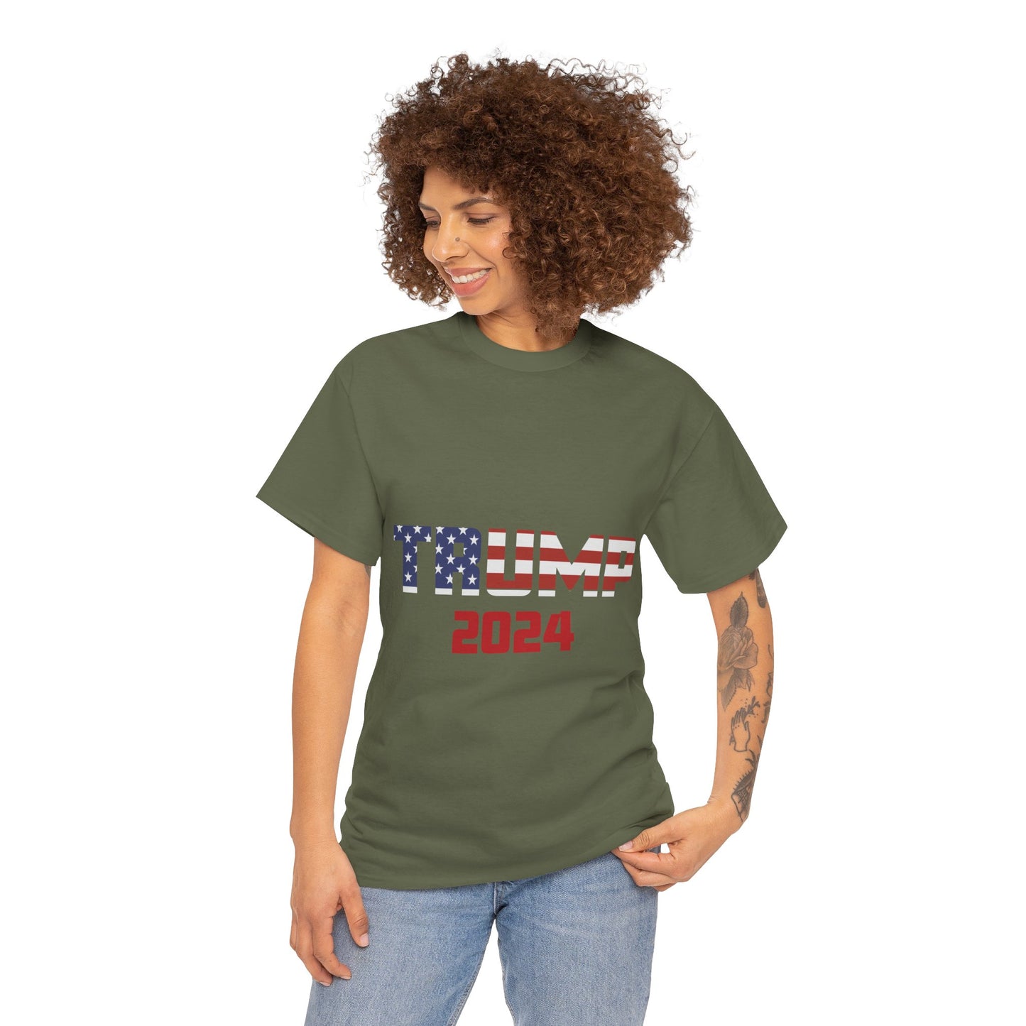 Trump 2024 B Unisex Heavy Cotton Tee