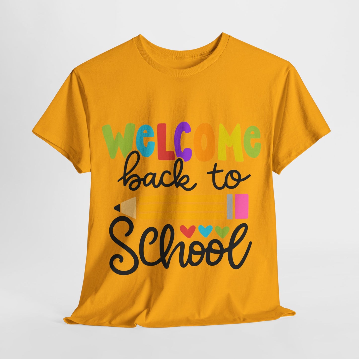 Welcome Back To School Unisex Heavy Cotton Tee