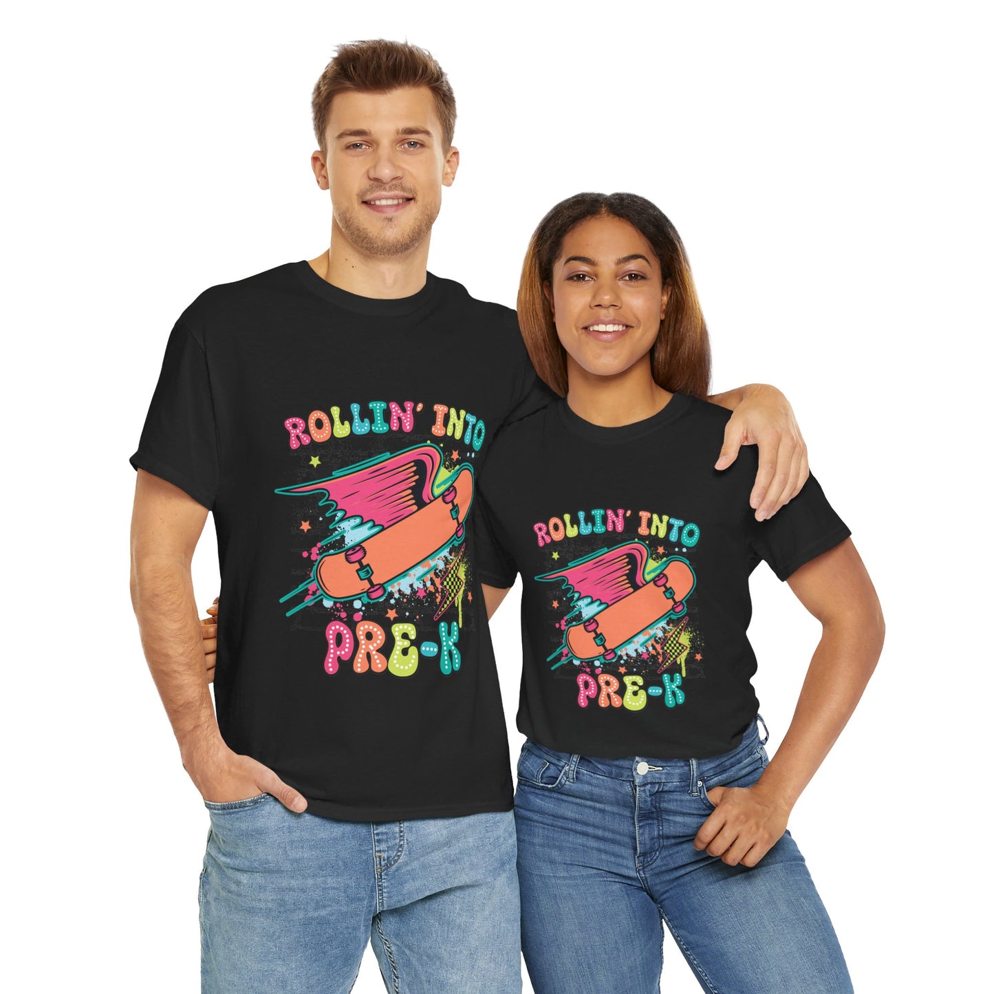 Rockin Into Pre K Unisex Heavy Cotton Tee