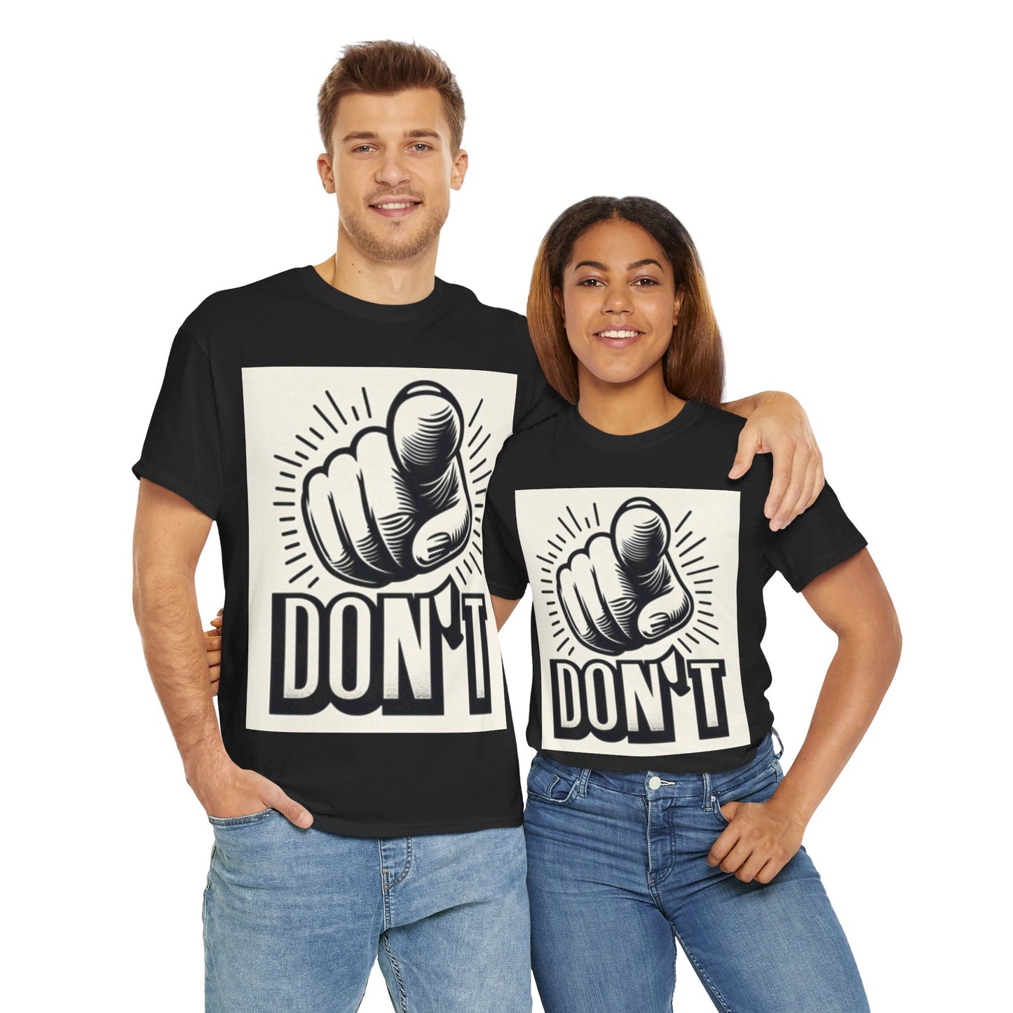 Don't Finger Unisex Heavy Cotton Tee