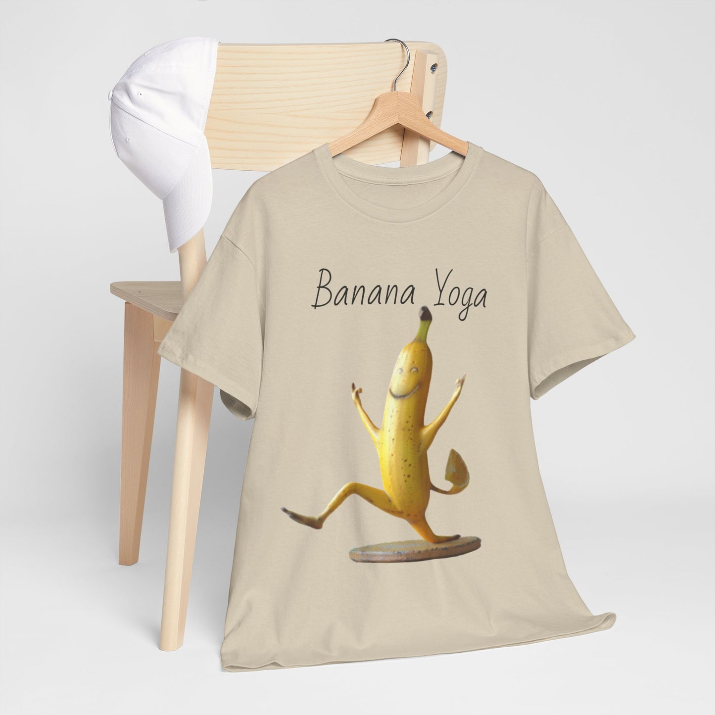 Banana Yoga2 Unisex Heavy Cotton Tee