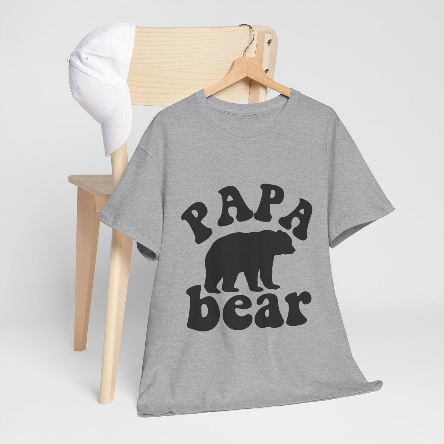 Papa Bear Unisex Heavy Cotton Tee