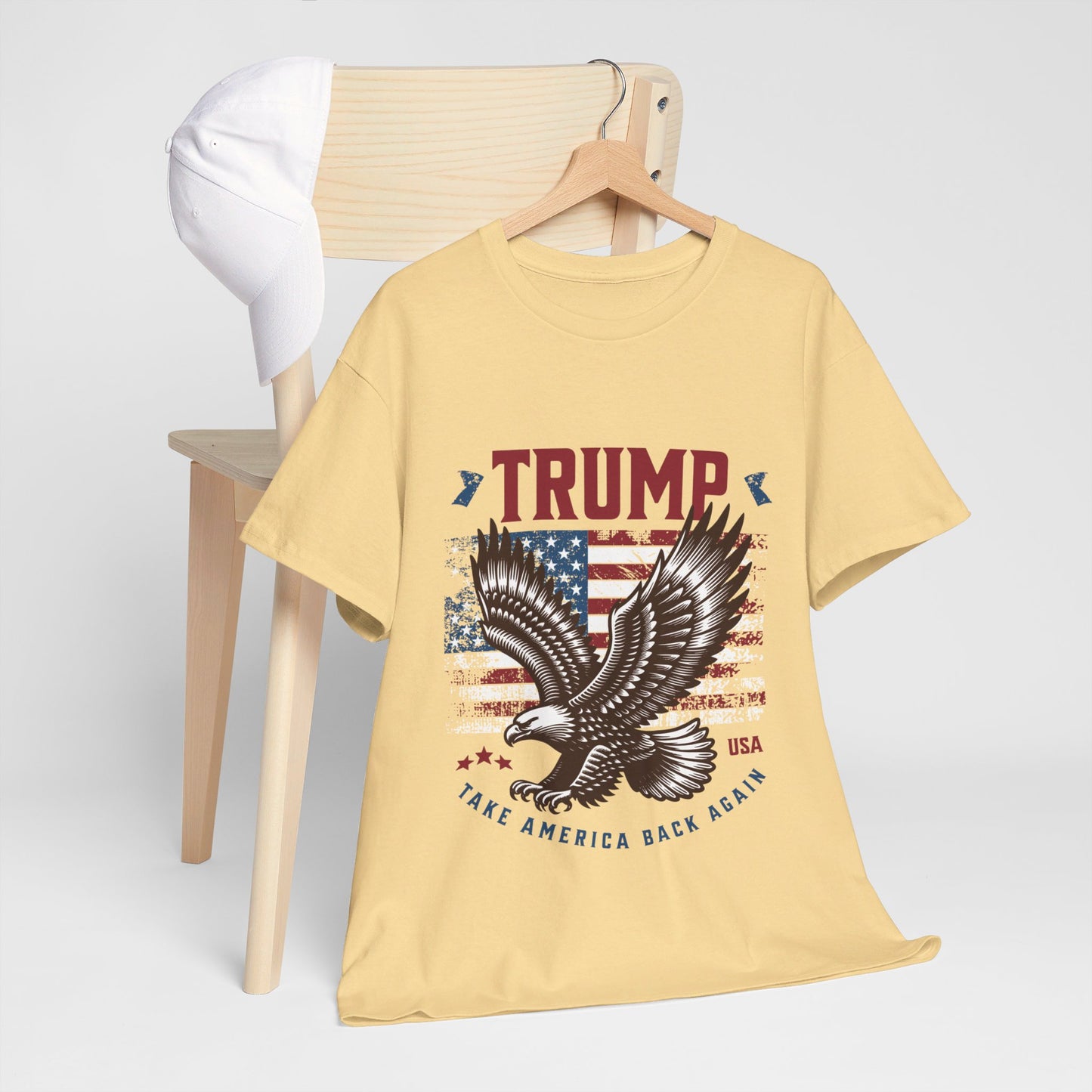 Trump MAGA Eagle Unisex Heavy Cotton Tee