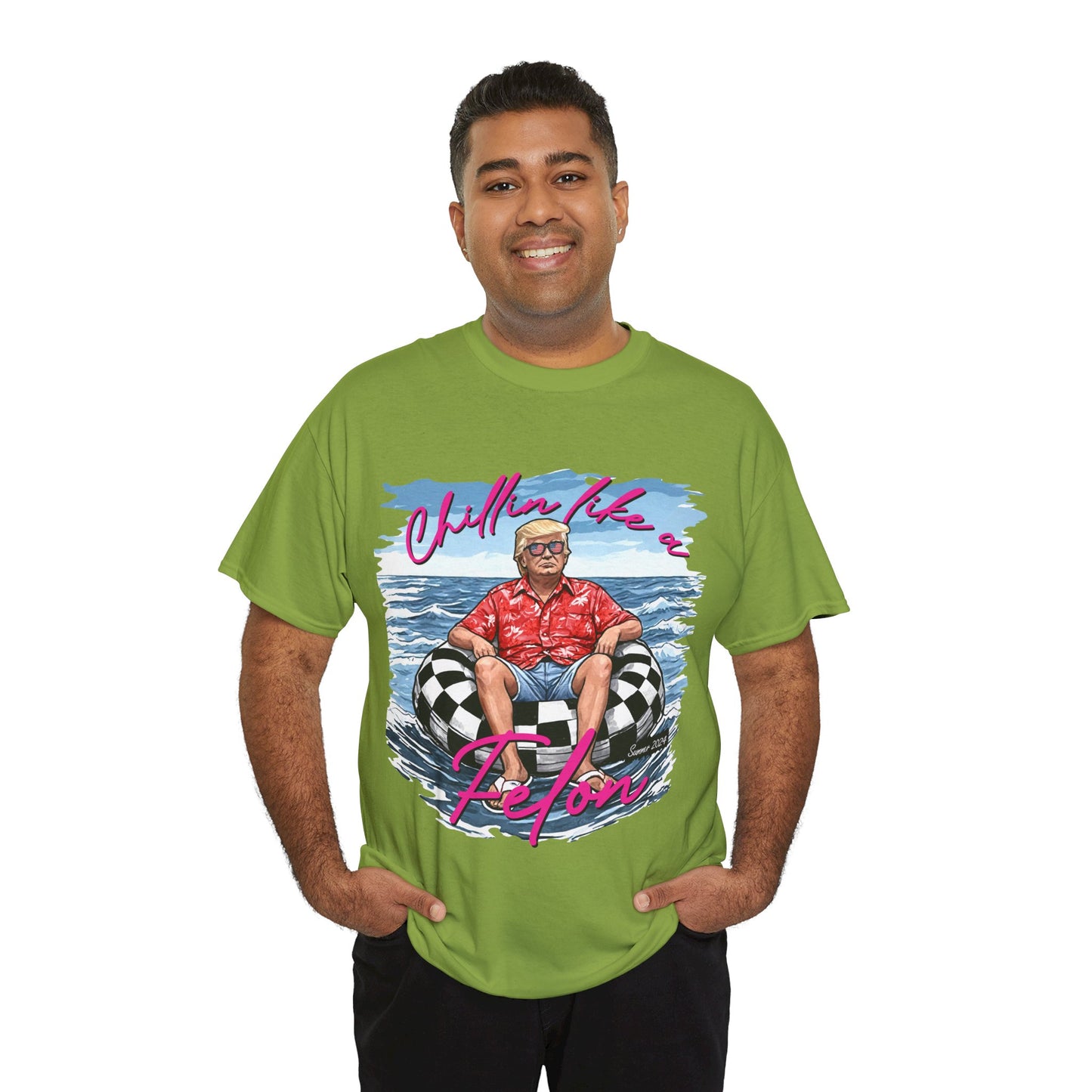 Trump Chillin' Unisex Heavy Cotton Tee