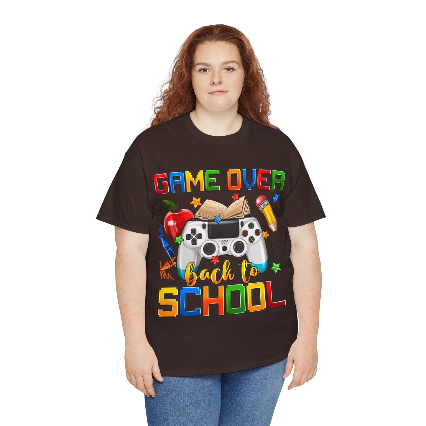 Game Over Back To School Unisex Cotton Tee