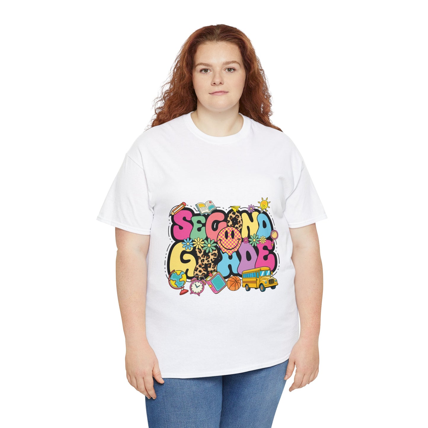 Second Grade Unisex Heavy Cotton Tee