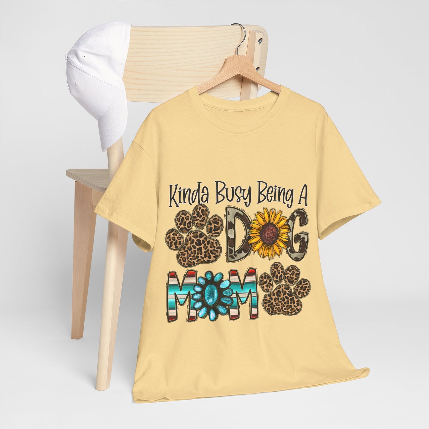 Busy Dog Mom Unisex Heavy Cotton Tee