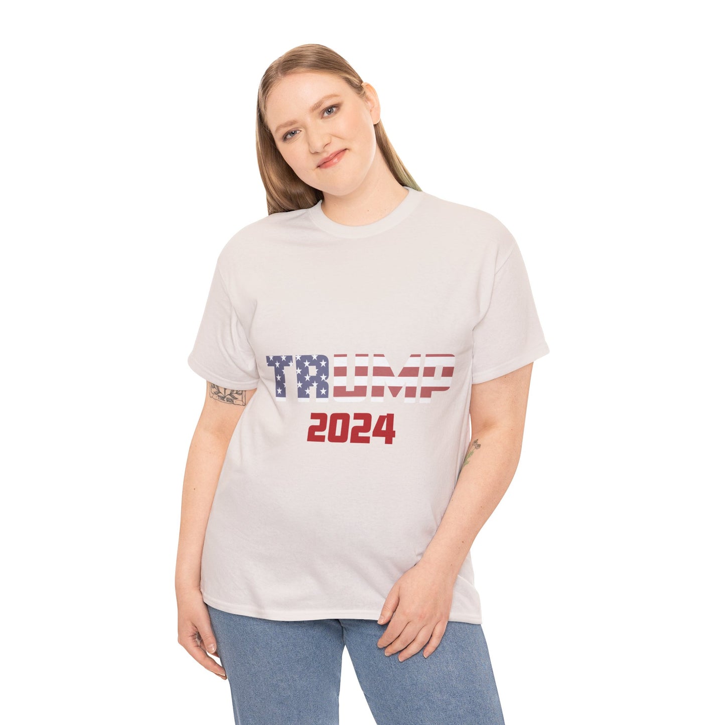 Trump 2024 B Unisex Heavy Cotton Tee