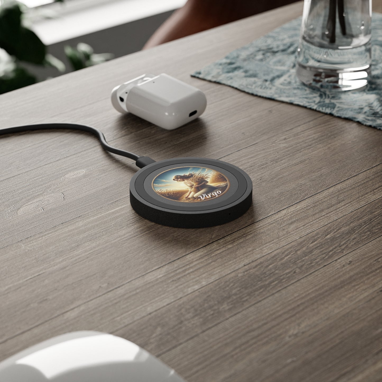 Virgo Zodiac Sign Quake Wireless Charging Pad