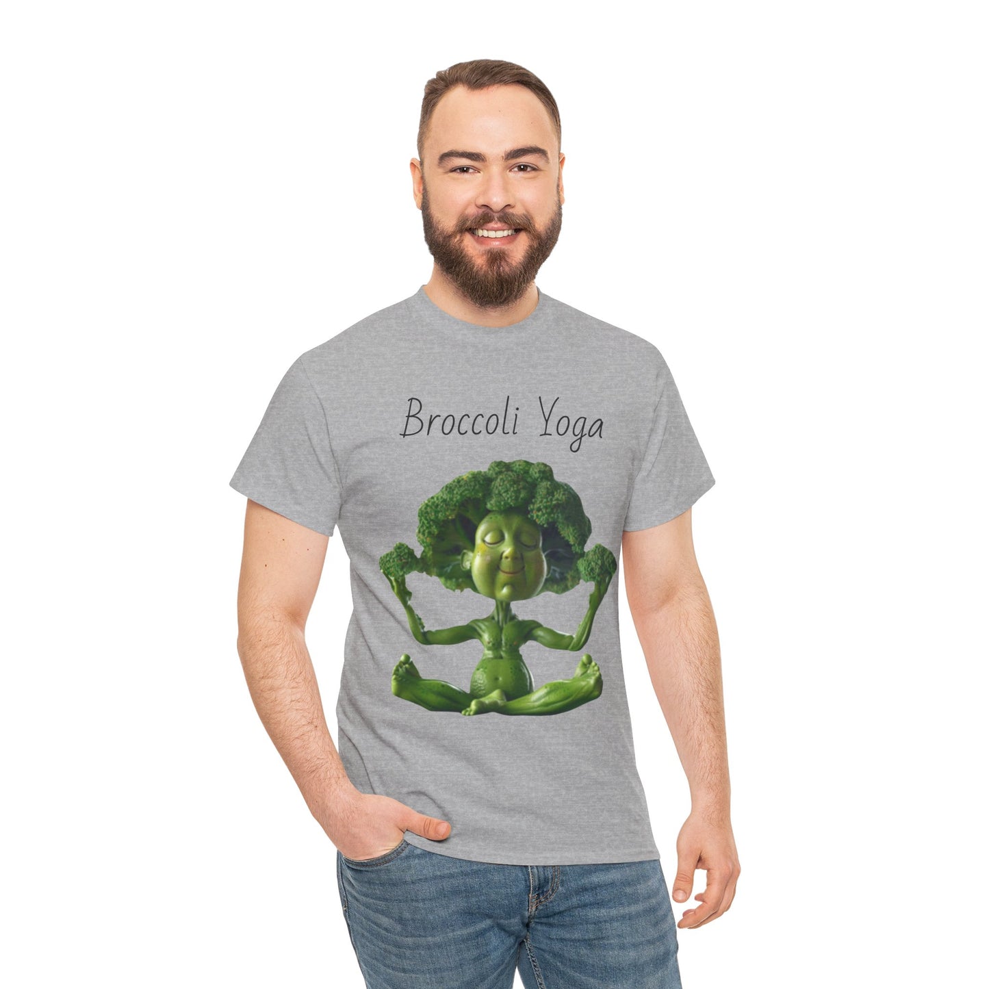 Broccoli Yoga Unisex Heavy Cotton Tee