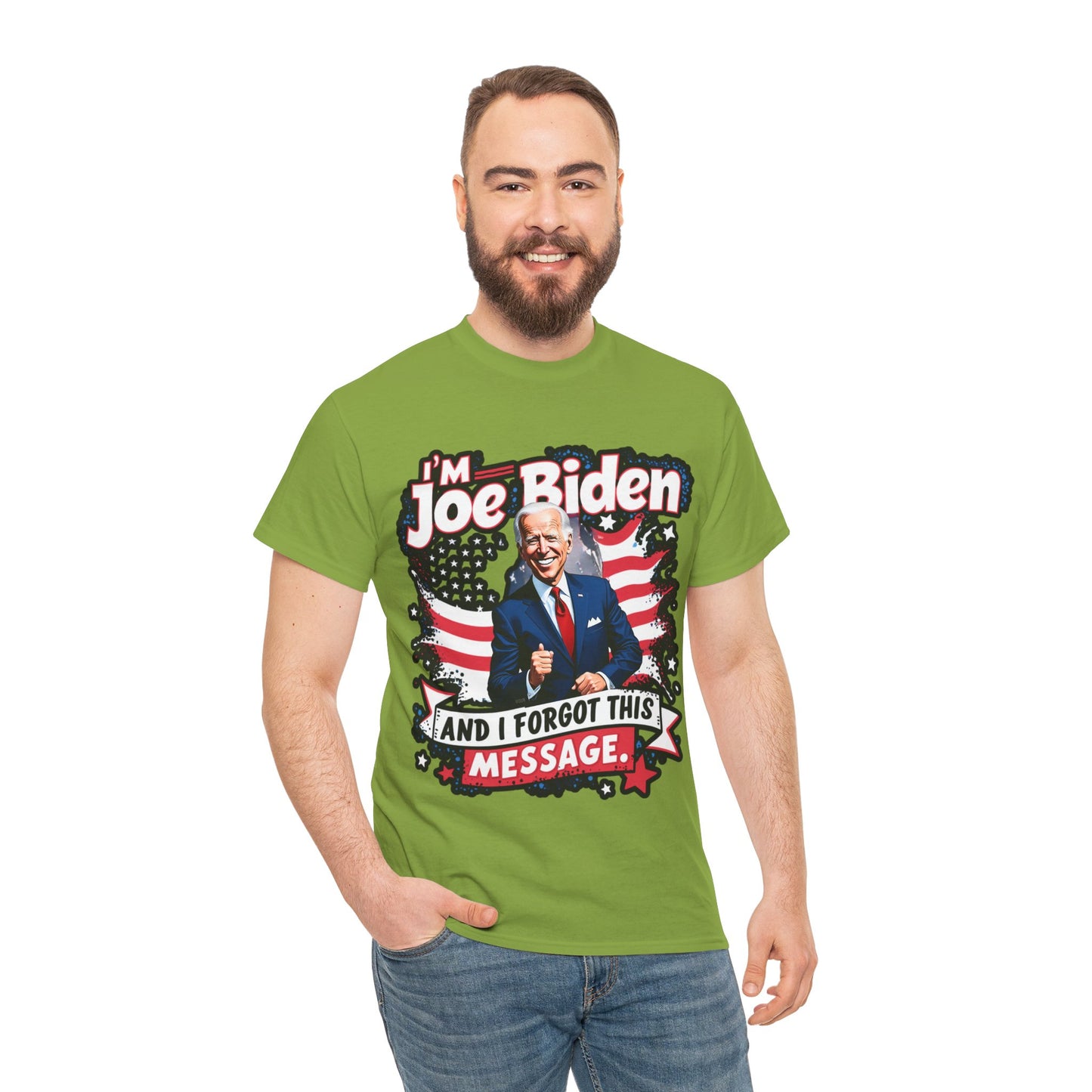 Biden I Forgot Unisex Heavy Cotton Tee