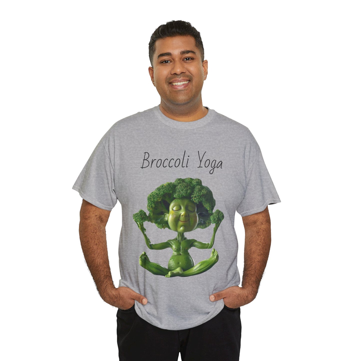 Broccoli Yoga Unisex Heavy Cotton Tee