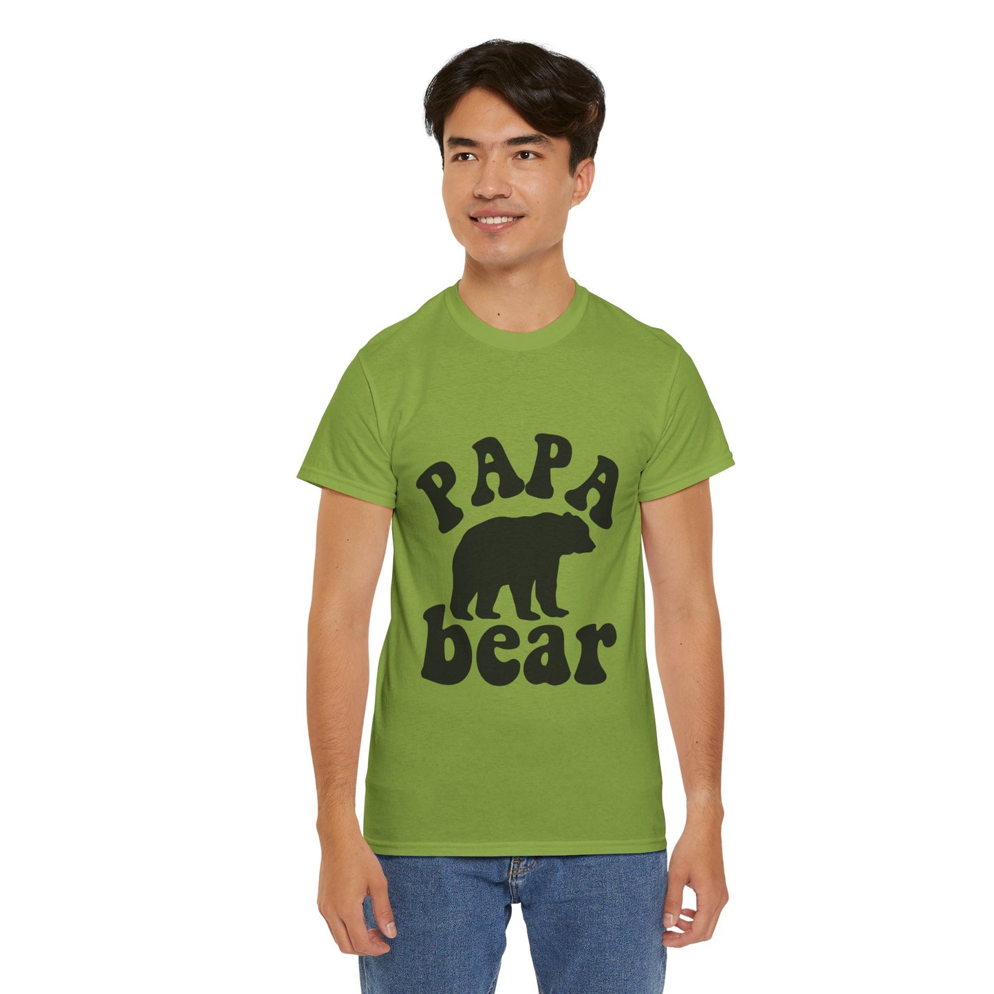 Papa Bear Unisex Heavy Cotton Tee