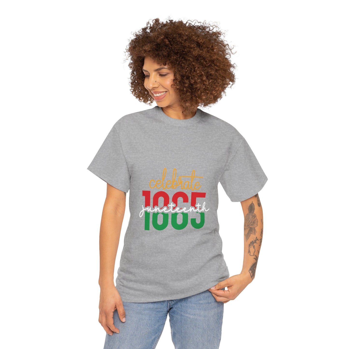 Celebrate Juneteenth Unisex Heavy Cotton Tee