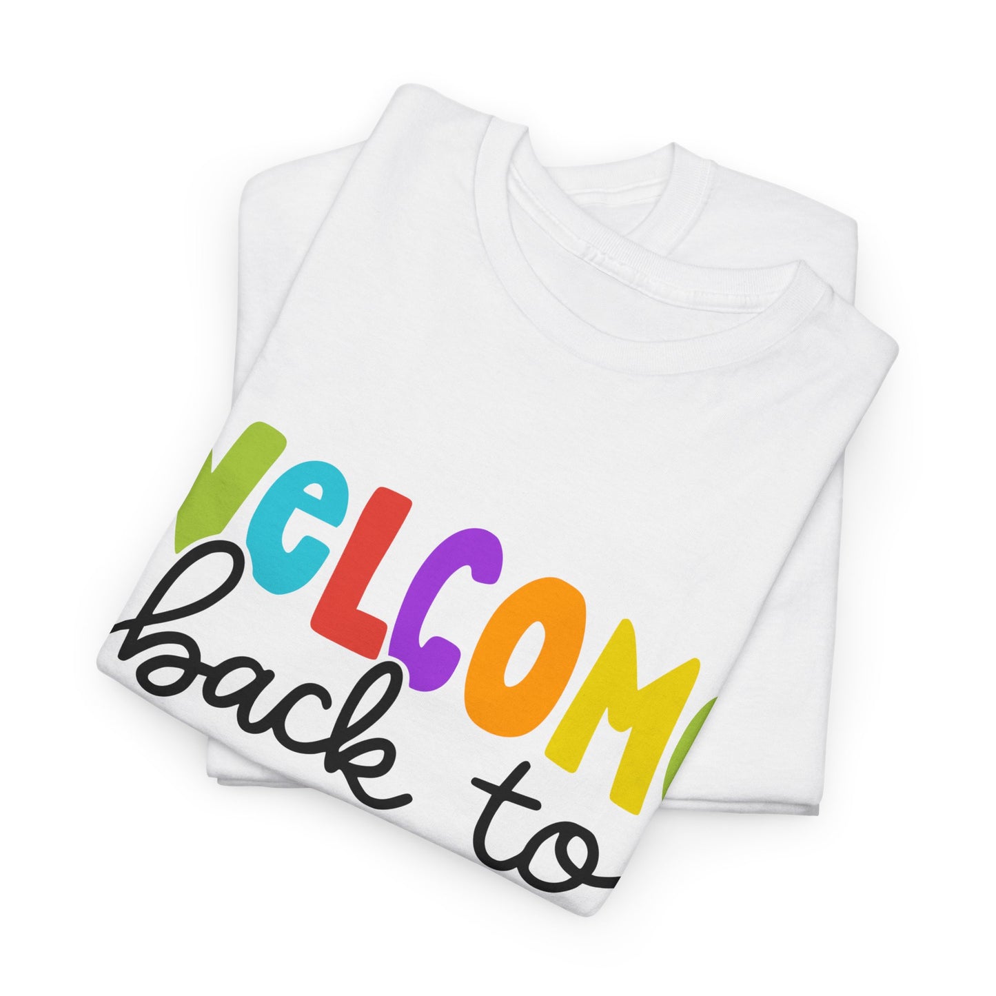 Welcome Back To School Unisex Heavy Cotton Tee