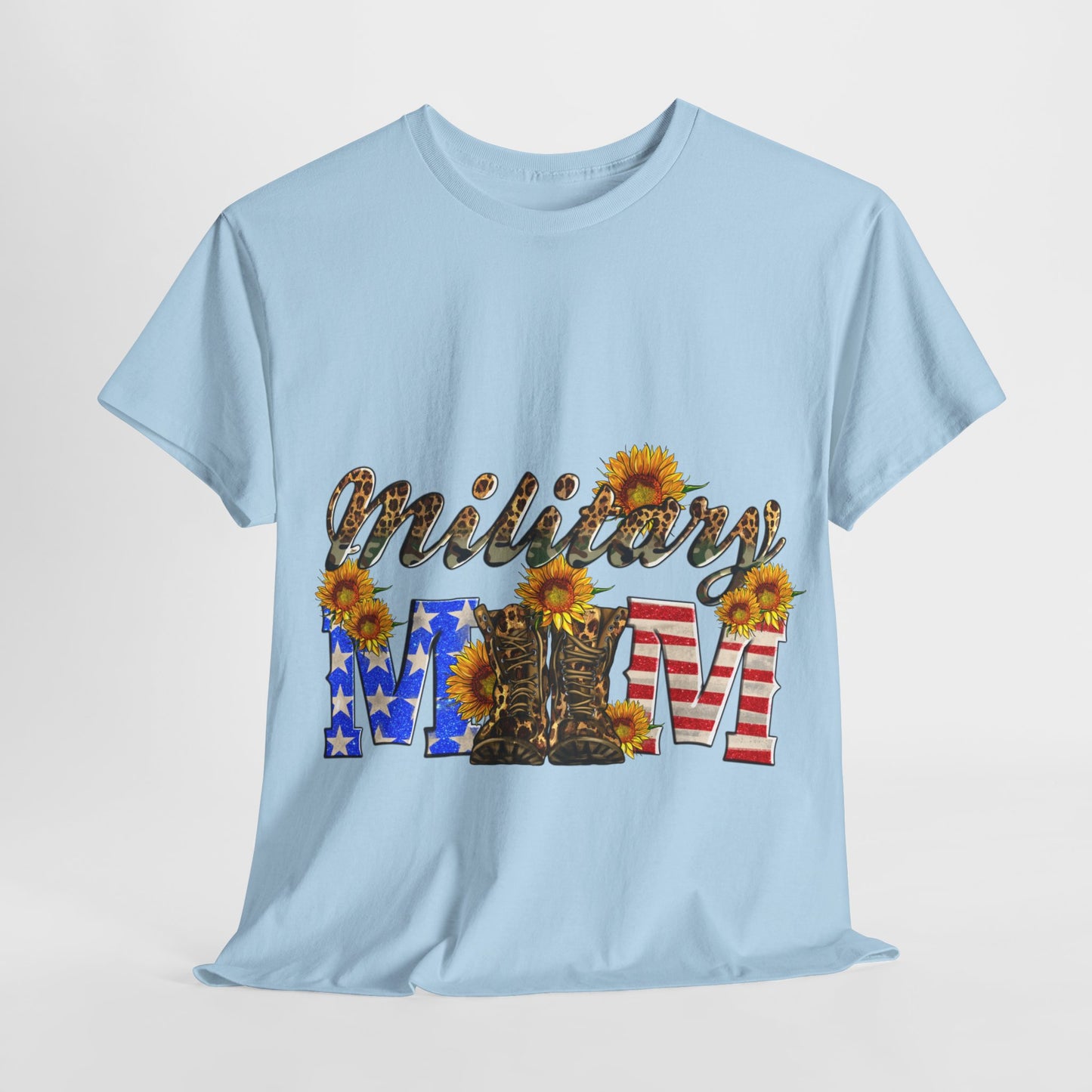 Military Mom Unisex Heavy Cotton Tee