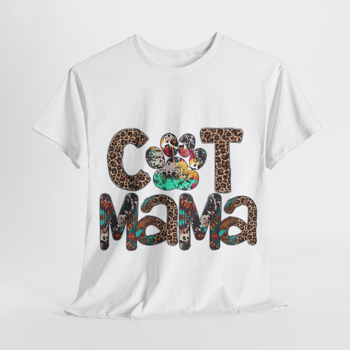 Cat Mama2 Unisex Heavy Cotton Tee