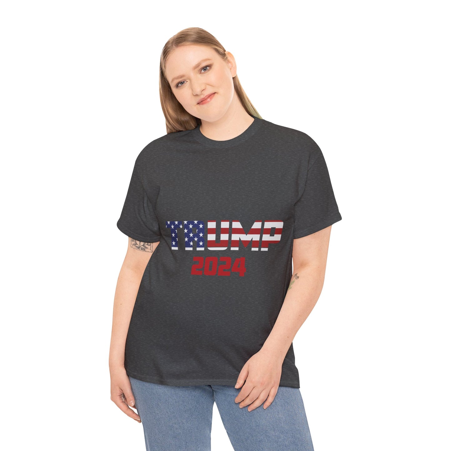 Trump 2024 B Unisex Heavy Cotton Tee