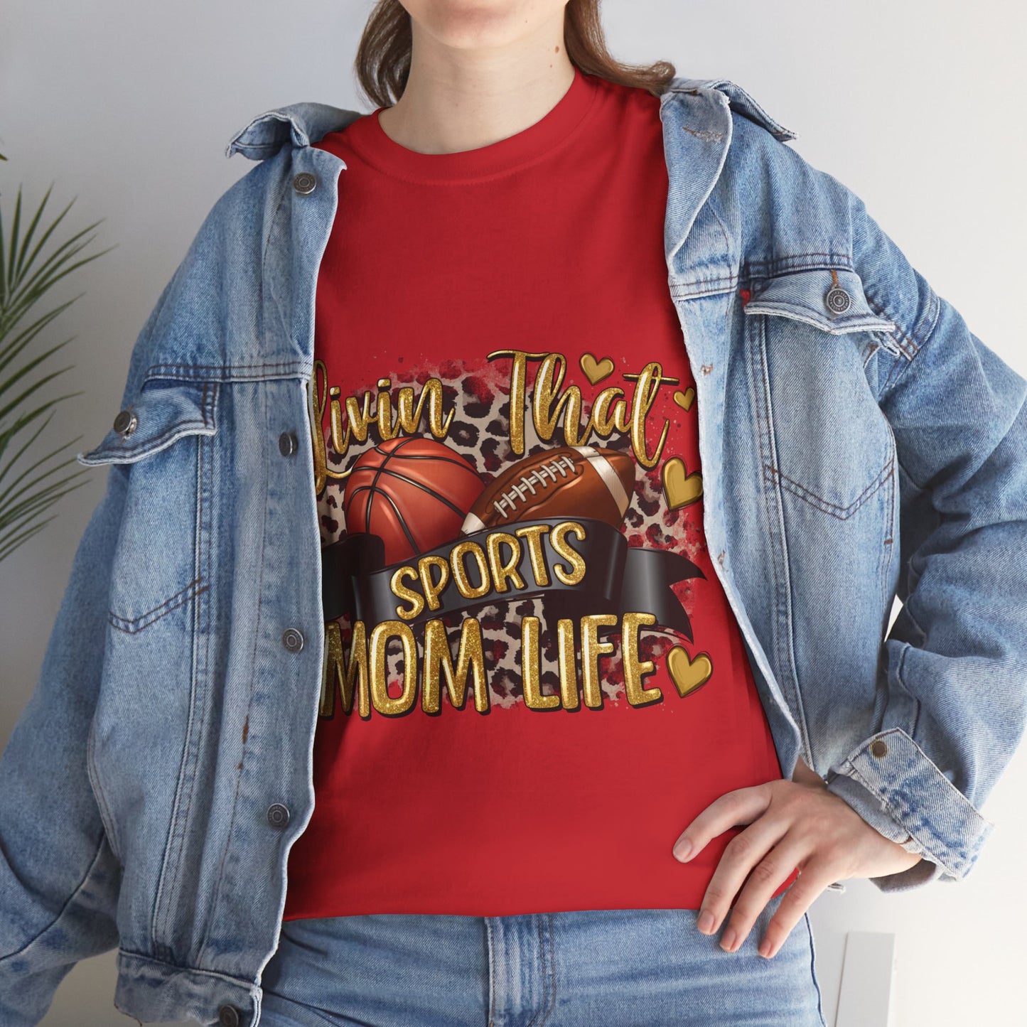 Sports Life Mom Unisex Heavy Cotton Tee