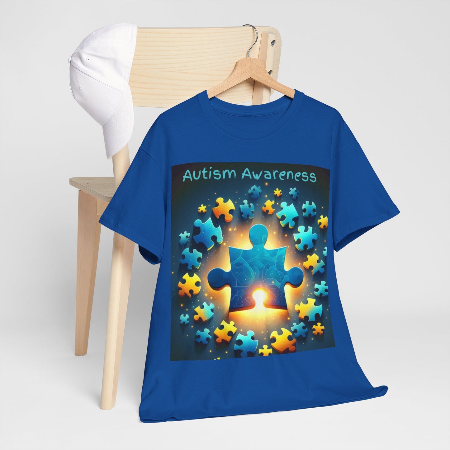 Autism Glow Unisex Heavy Cotton Tee