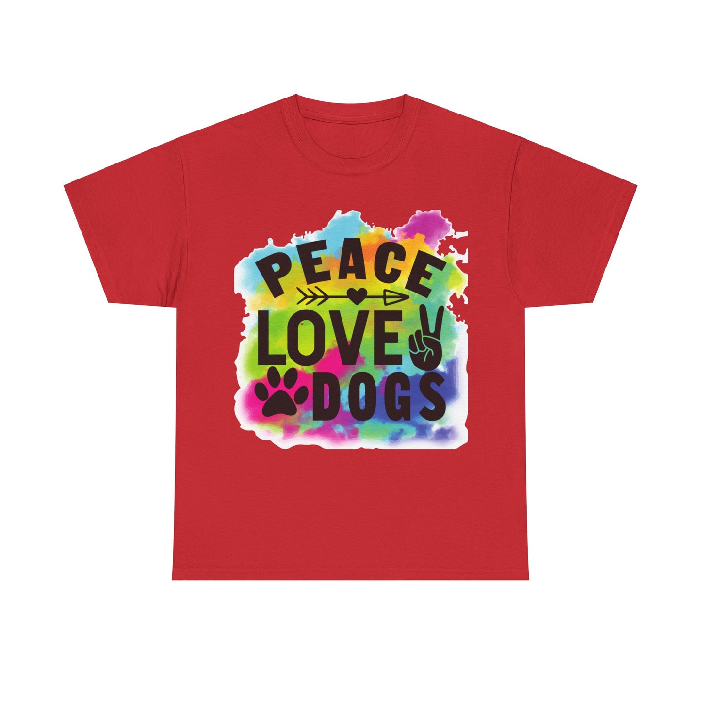 Peace Love Dogs Unisex Heavy Cotton Tee