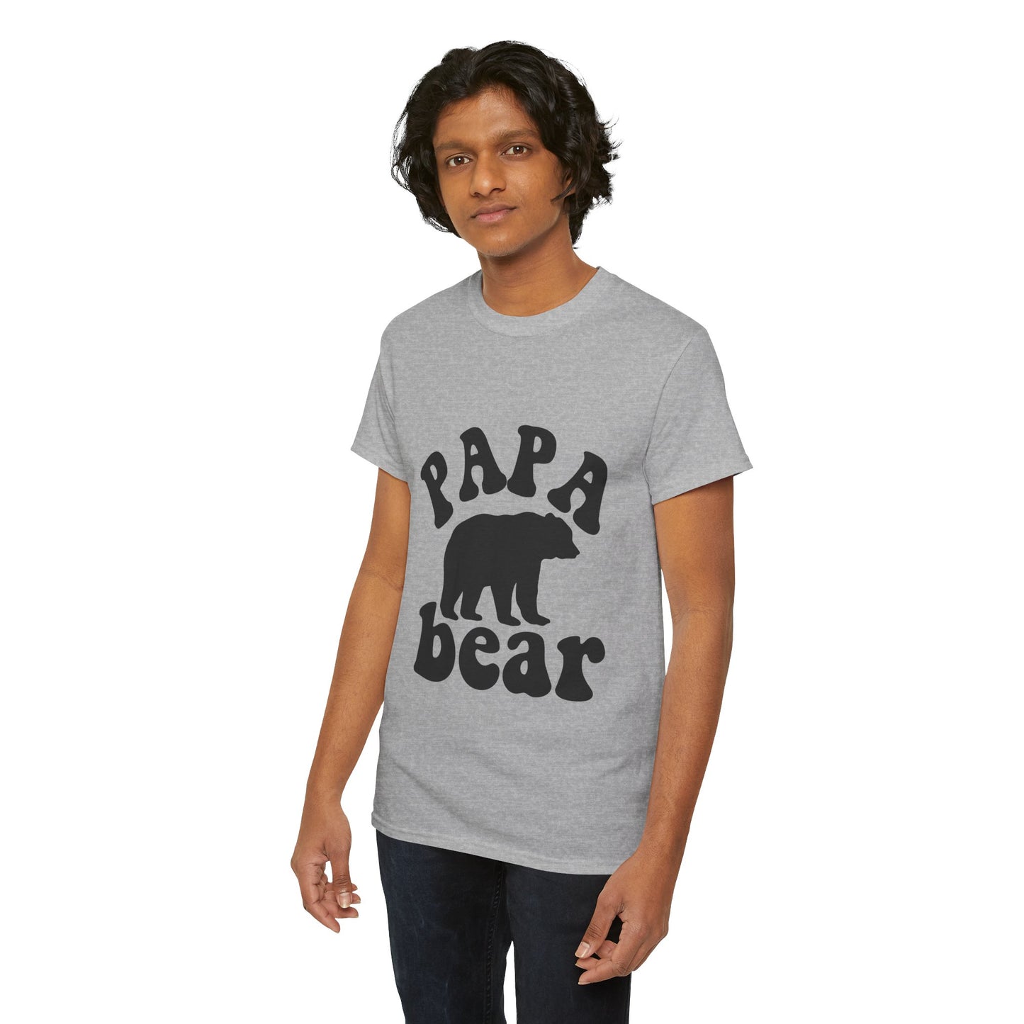 Papa Bear Unisex Heavy Cotton Tee