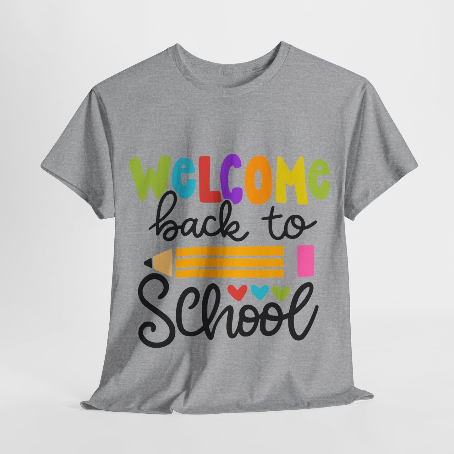 Welcome Back To School Unisex Heavy Cotton Tee