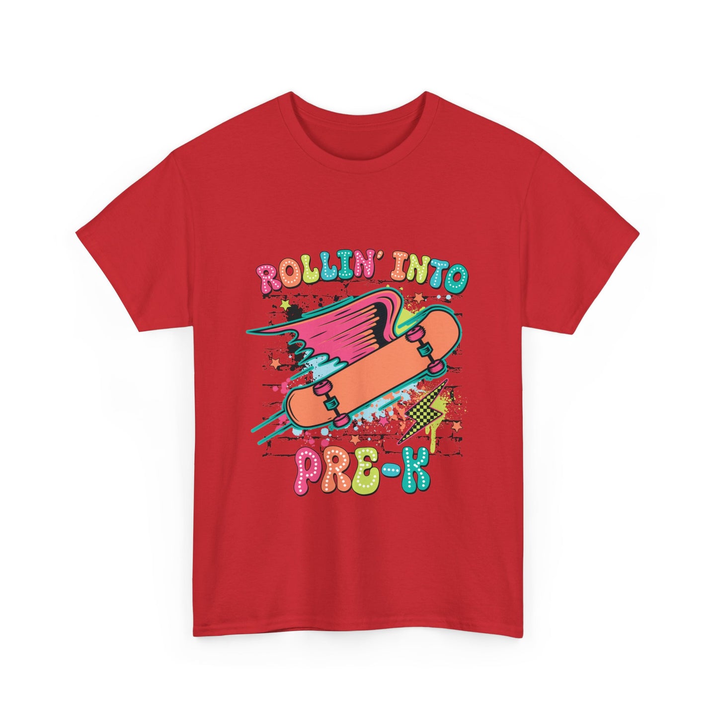 Rockin Into Pre K Unisex Heavy Cotton Tee