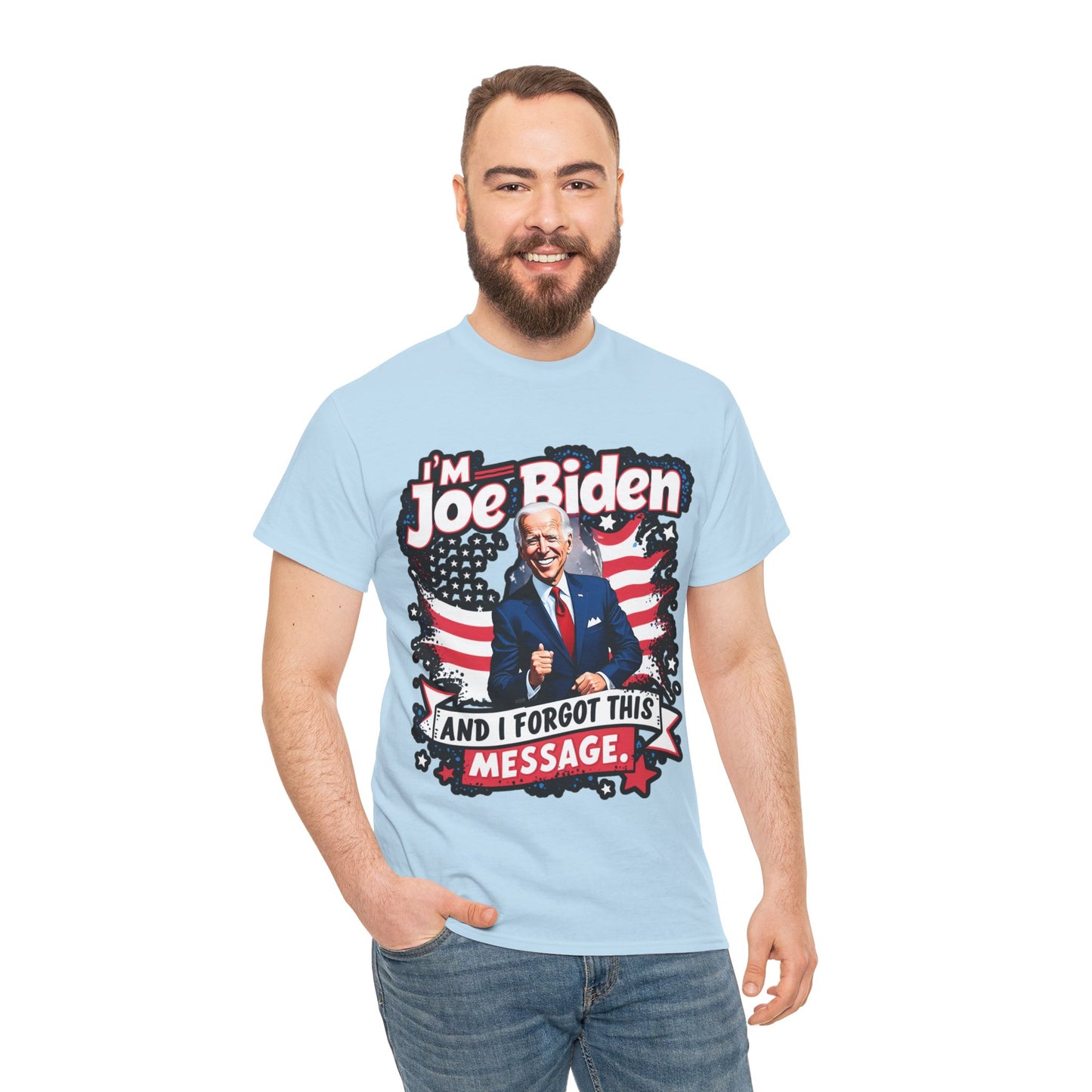 Biden I Forgot Unisex Heavy Cotton Tee