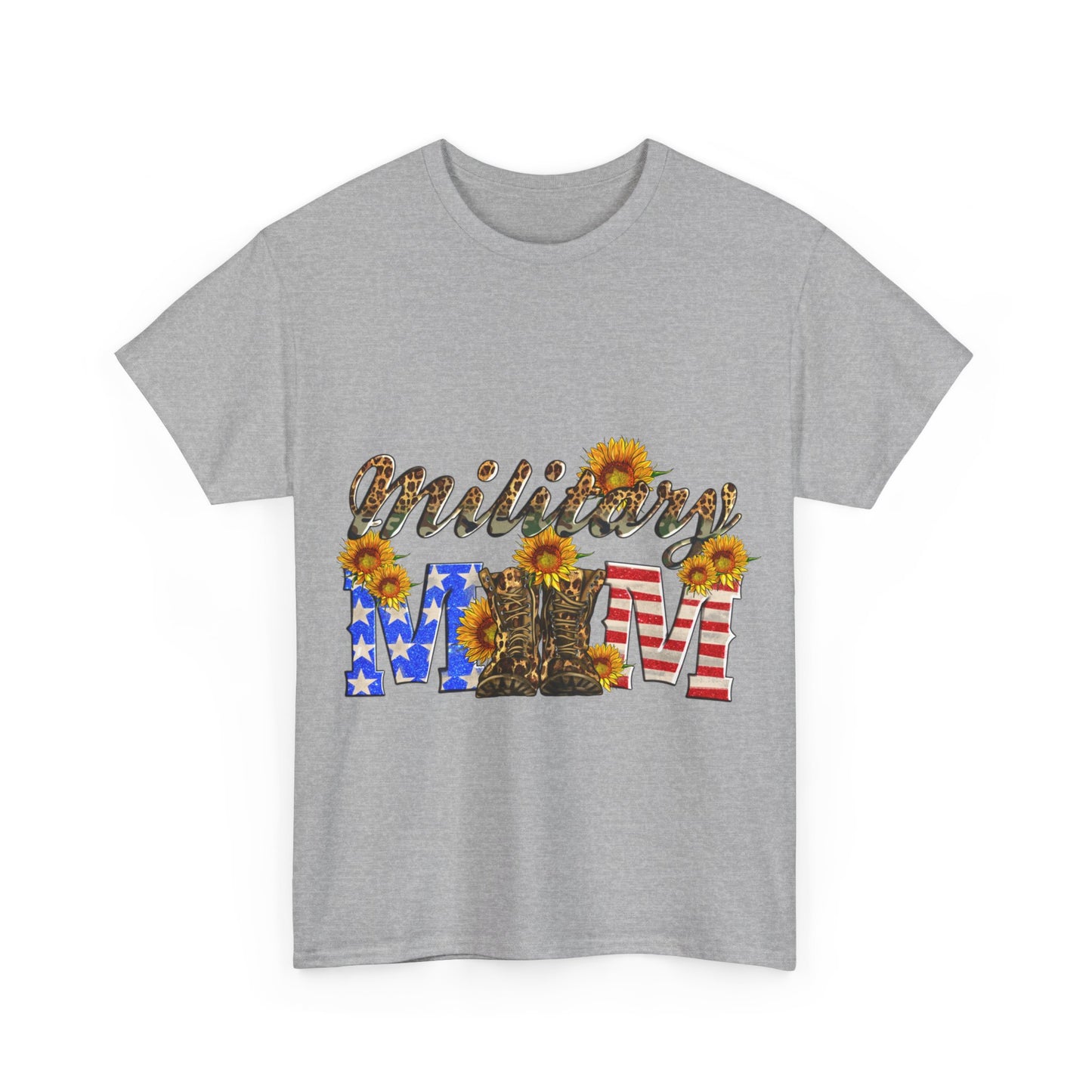 Military Mom Unisex Heavy Cotton Tee