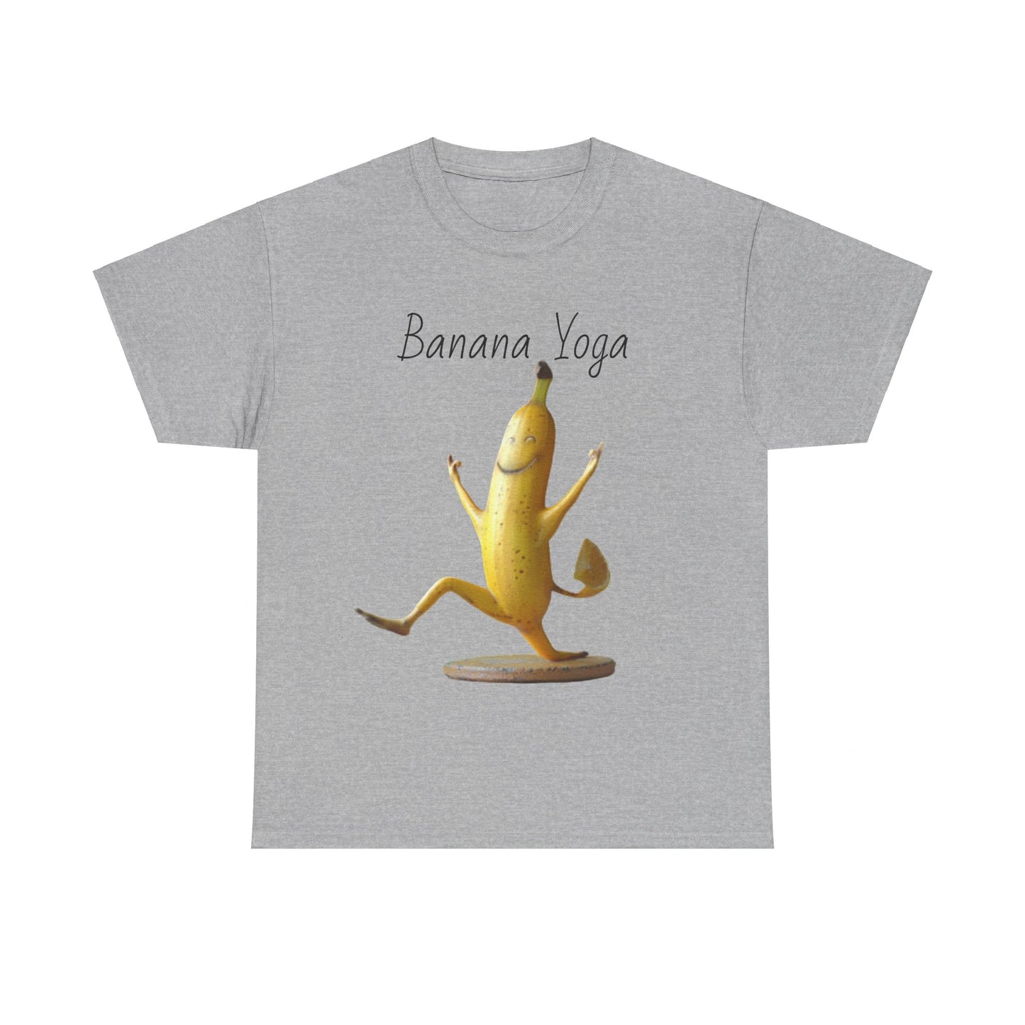 Banana Yoga2 Unisex Heavy Cotton Tee