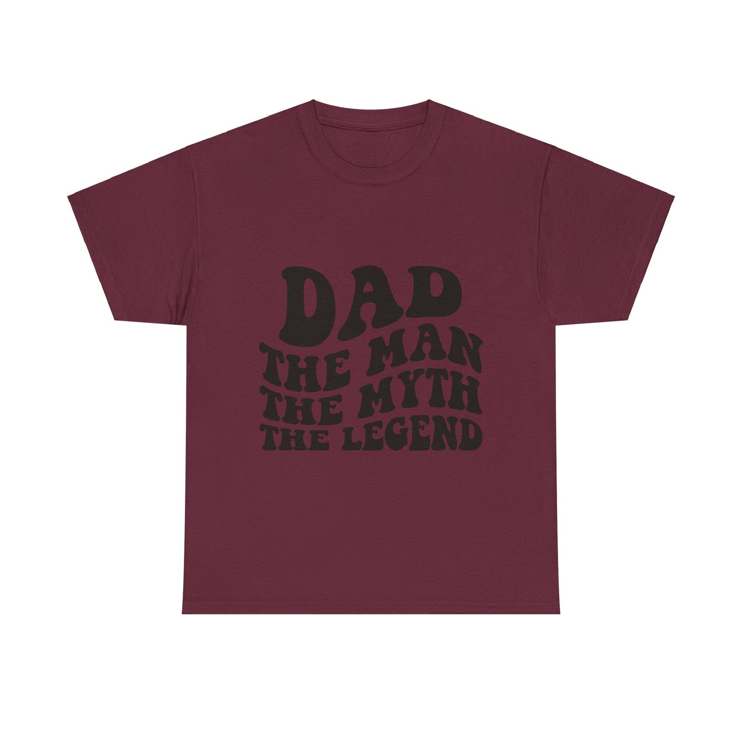 Dad Man Myth Legend Unisex Heavy Cotton Tee