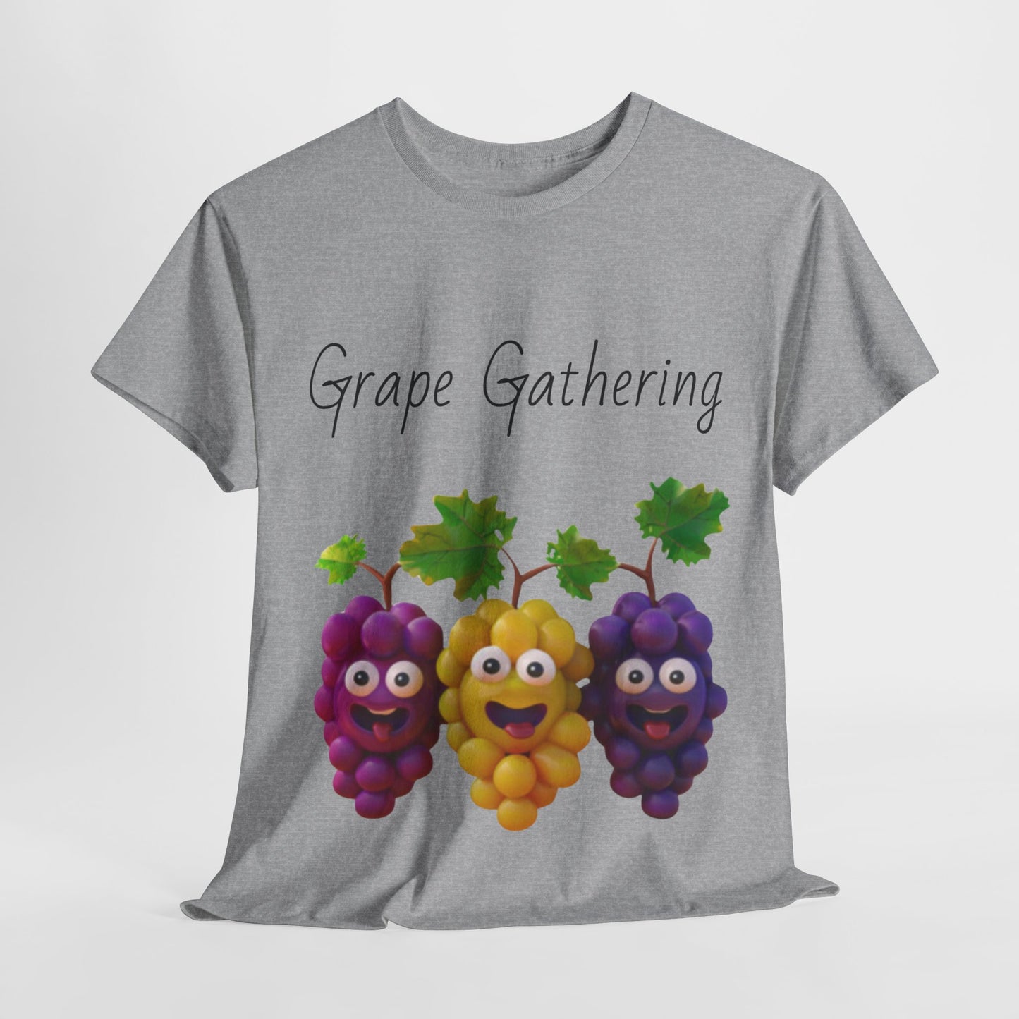 Grape Gathering Unisex Heavy Cotton Tee