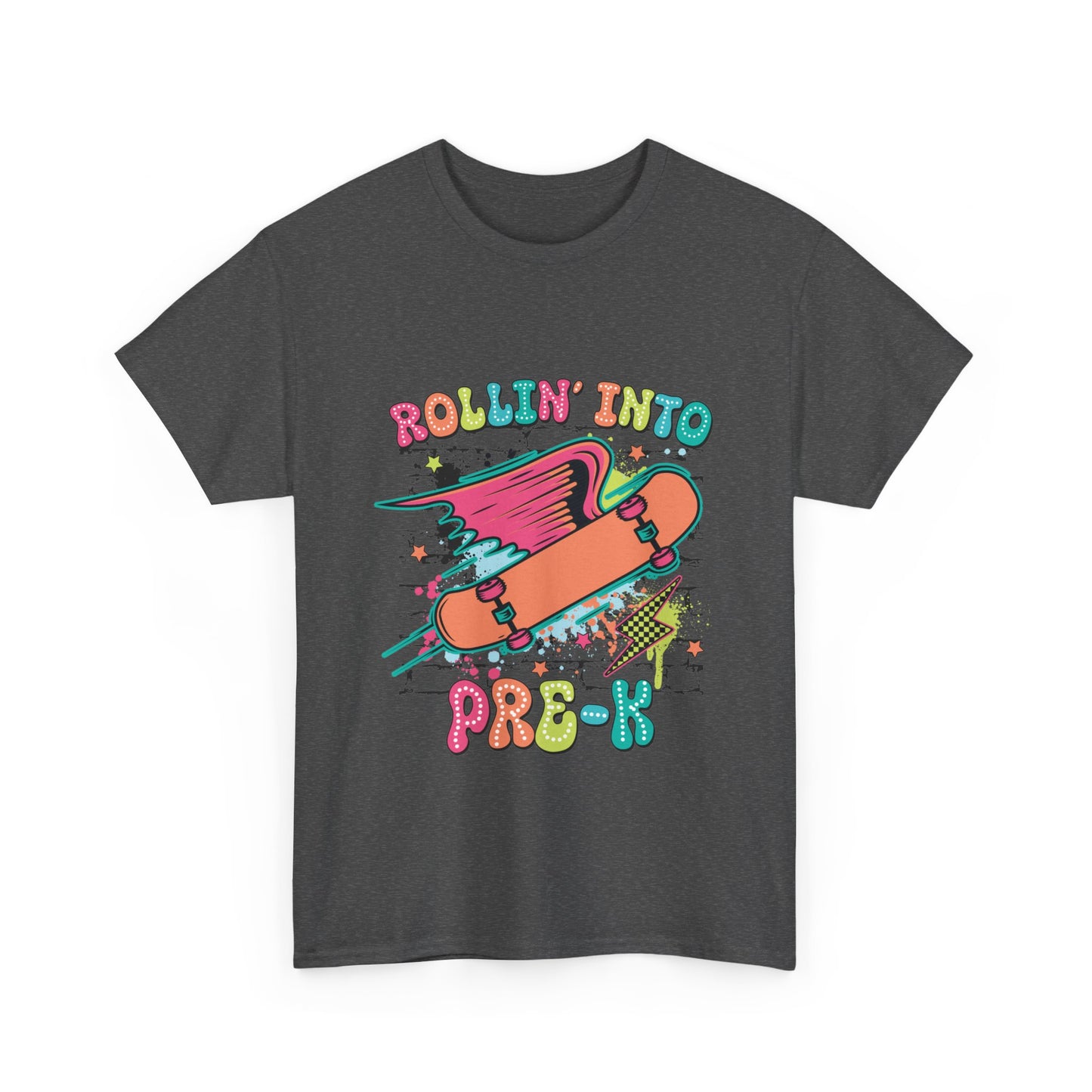 Rockin Into Pre K Unisex Heavy Cotton Tee