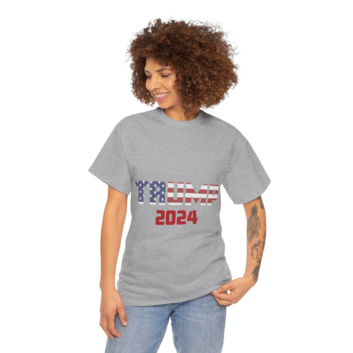 Trump 2024 B Unisex Heavy Cotton Tee