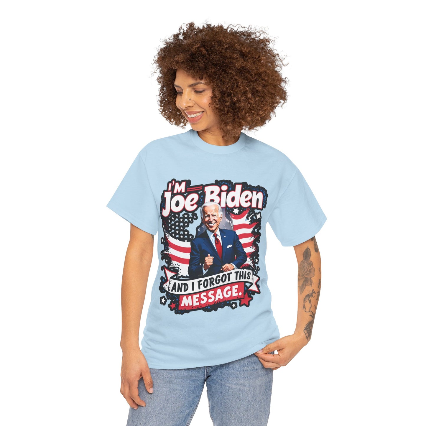 Biden I Forgot Unisex Heavy Cotton Tee