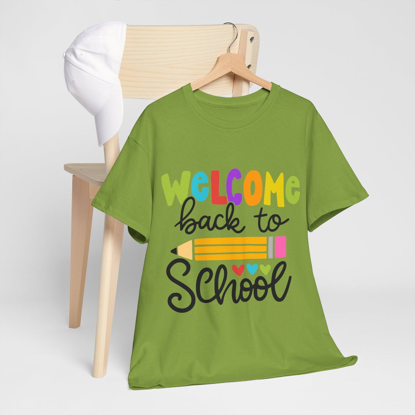 Welcome Back To School Unisex Heavy Cotton Tee