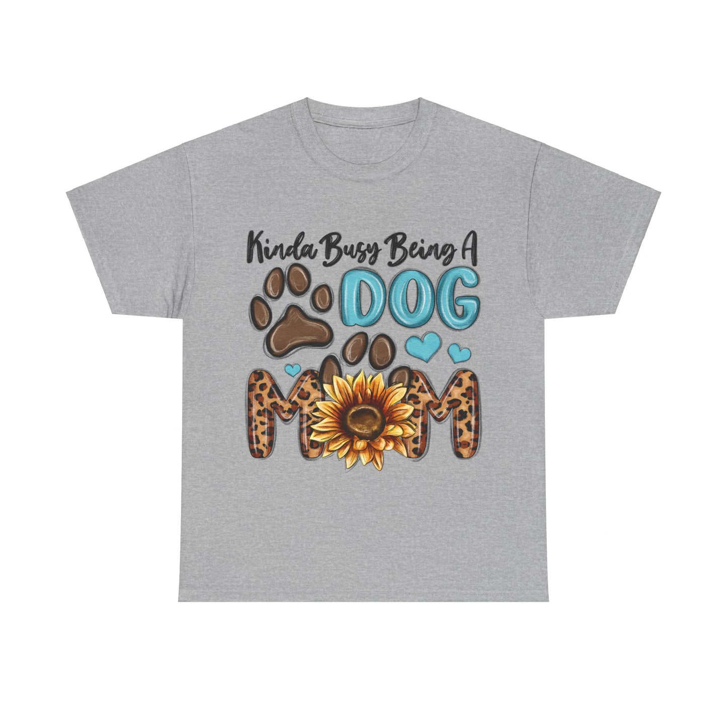 Busy Being A Dog Mom Unisex Heavy Cotton Tee