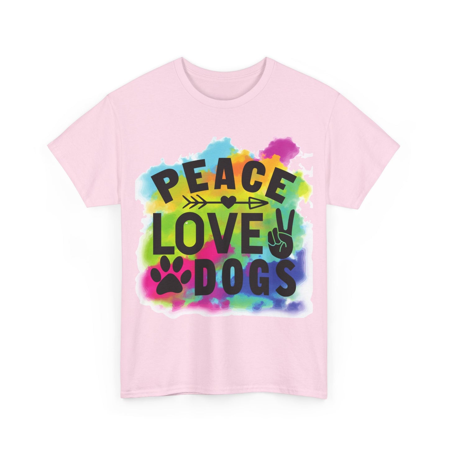 Peace Love Dogs Unisex Heavy Cotton Tee