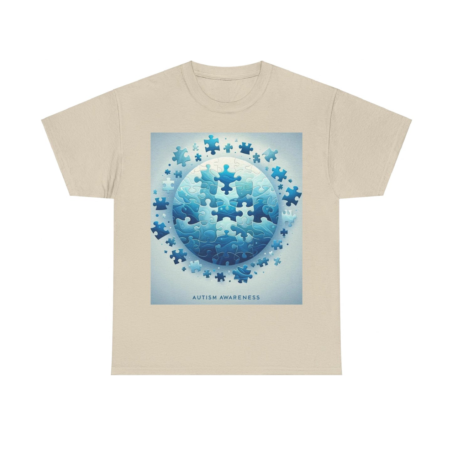 Autism Globe Unisex Heavy Cotton Tee