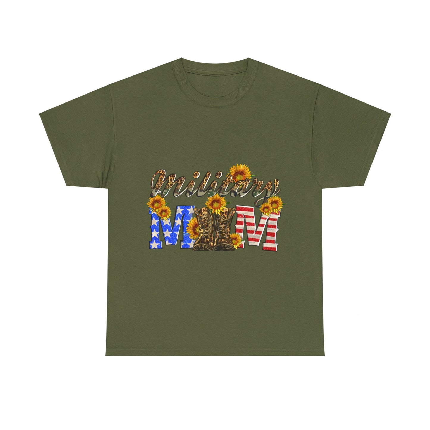 Military Mom Unisex Heavy Cotton Tee