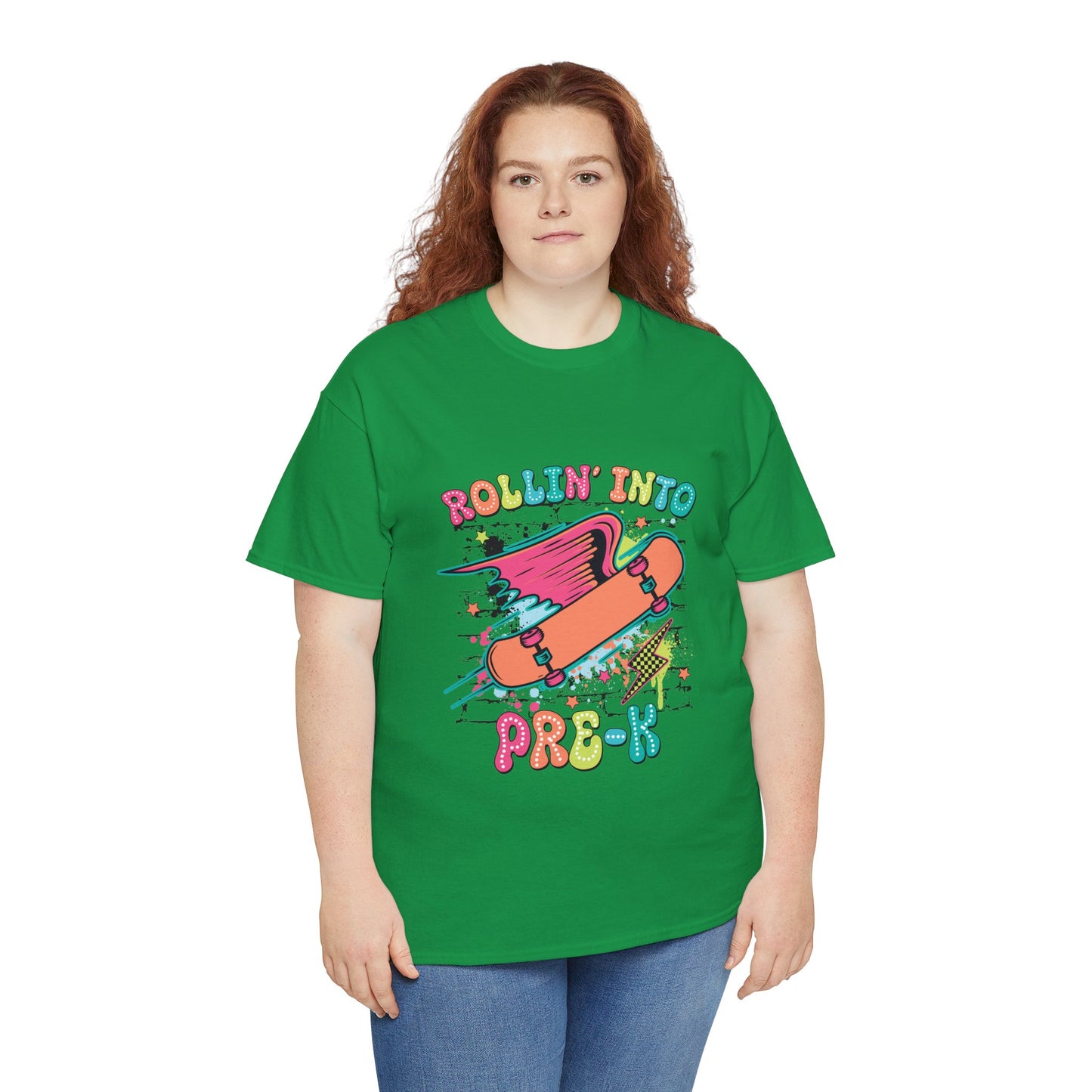 Rockin Into Pre K Unisex Heavy Cotton Tee