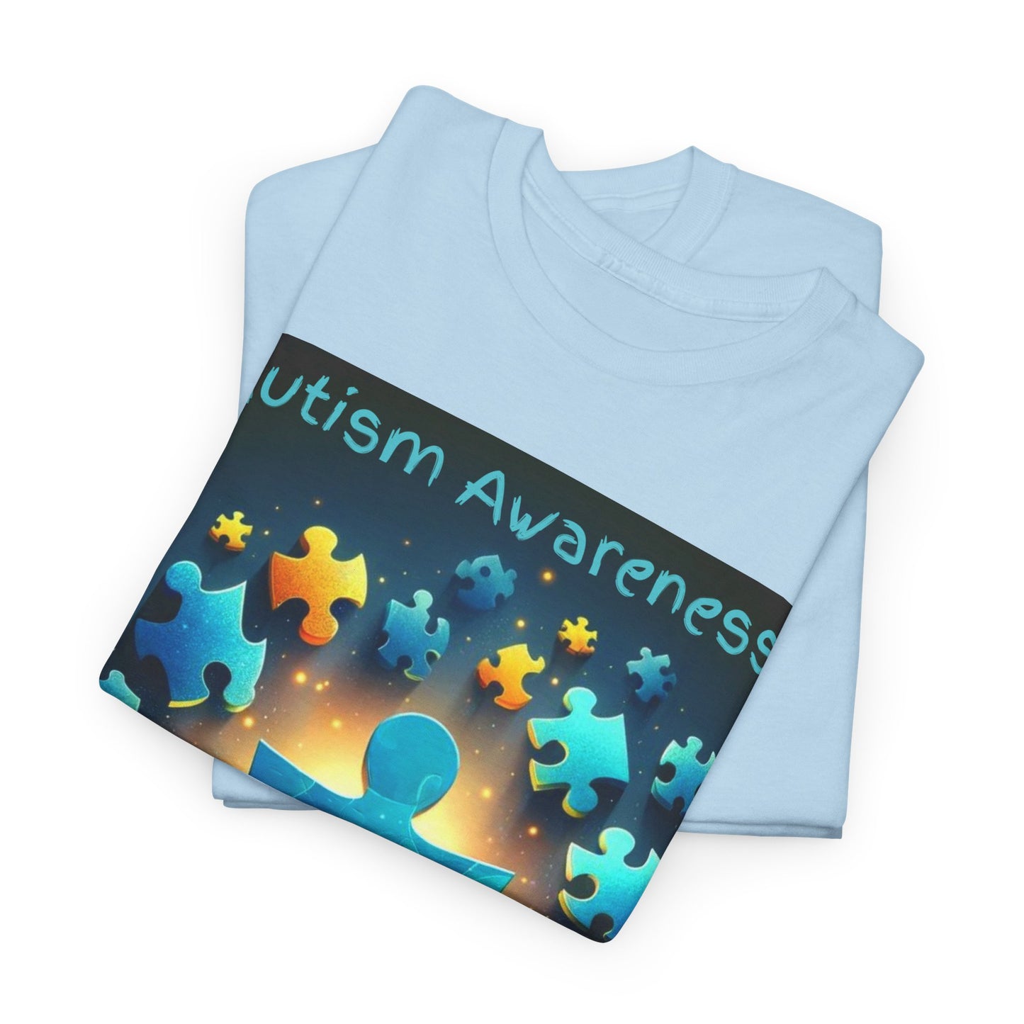 Autism Glow Unisex Heavy Cotton Tee