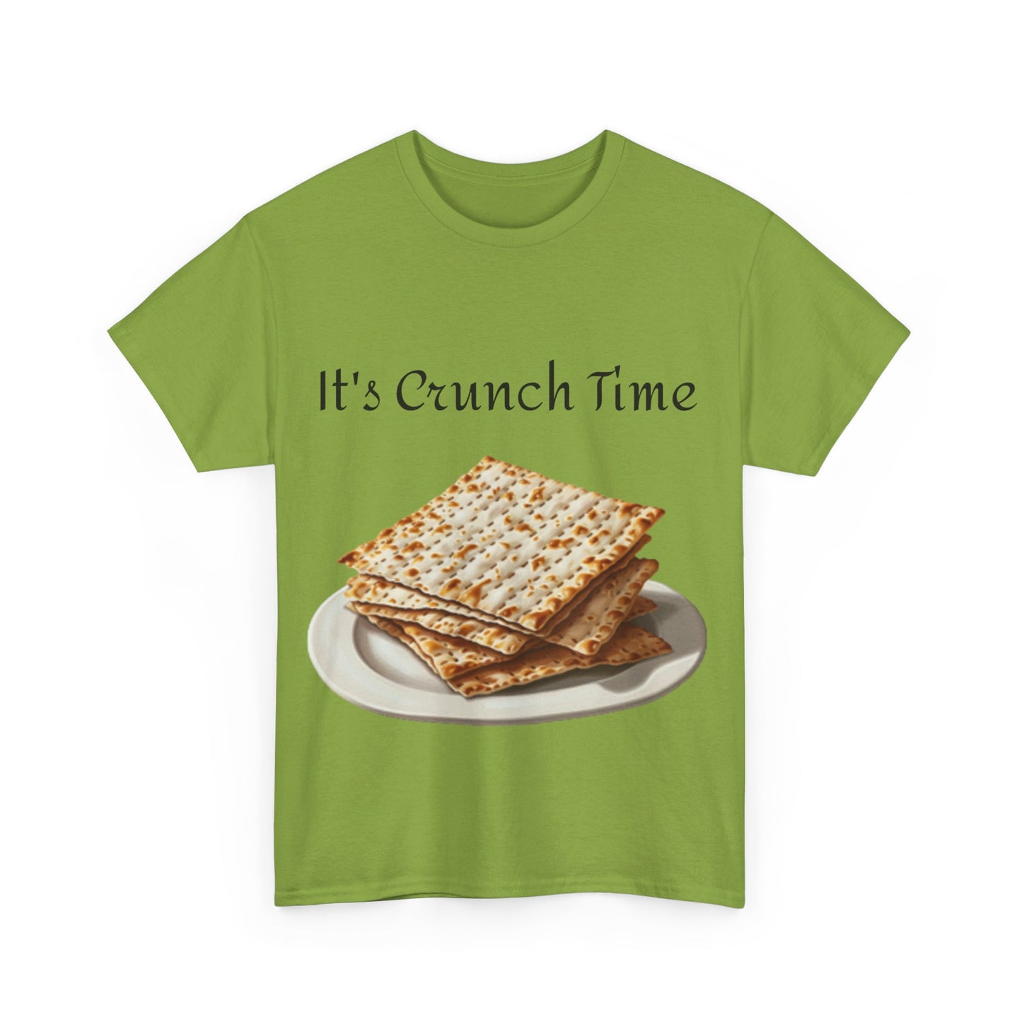 It's Crunch Time Matza Unisex Heavy Cotton Tee