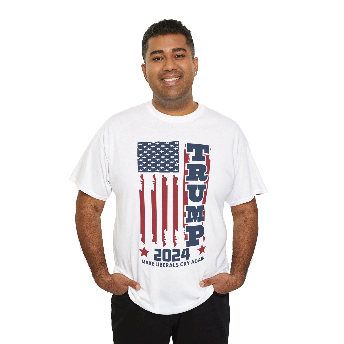 Trump 2024 A Unisex Heavy Cotton Tee